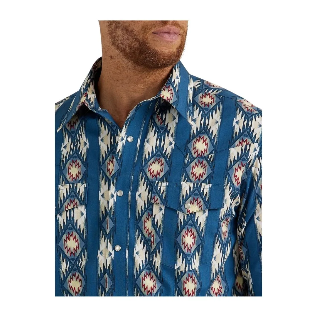Wrangler Men's Checotah Western Long Sleeve Shirt - Image 2