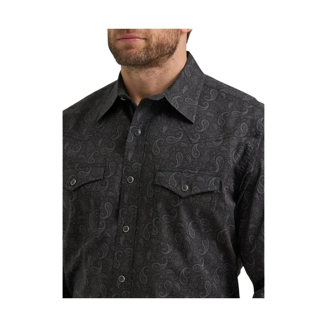 Wrangler Men's Competition Advanced Comfort Long Sleeve Shirt - Image 3