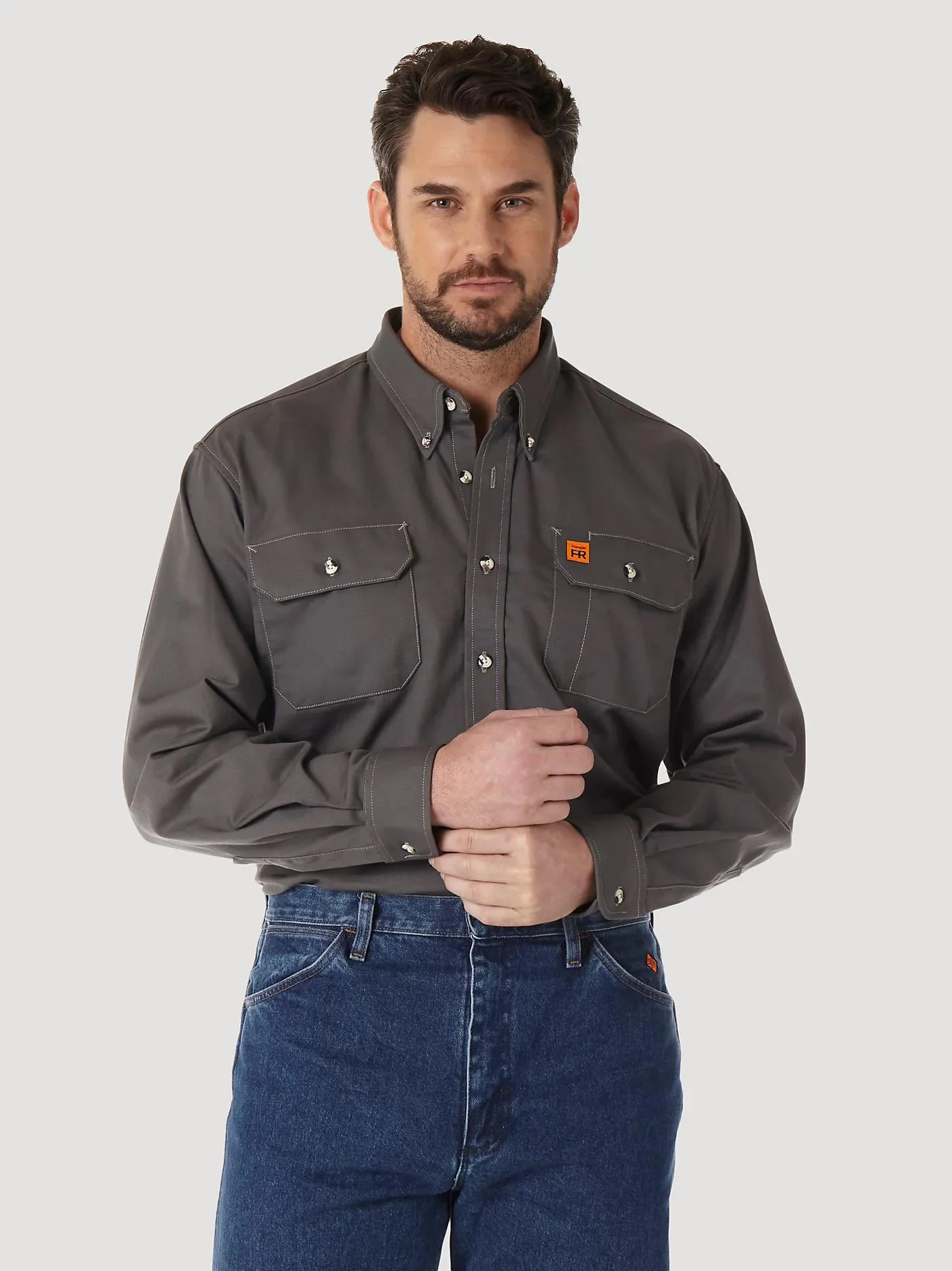 Wrangler Men's Flame Resistant Riggs Work Shirt - Image 3