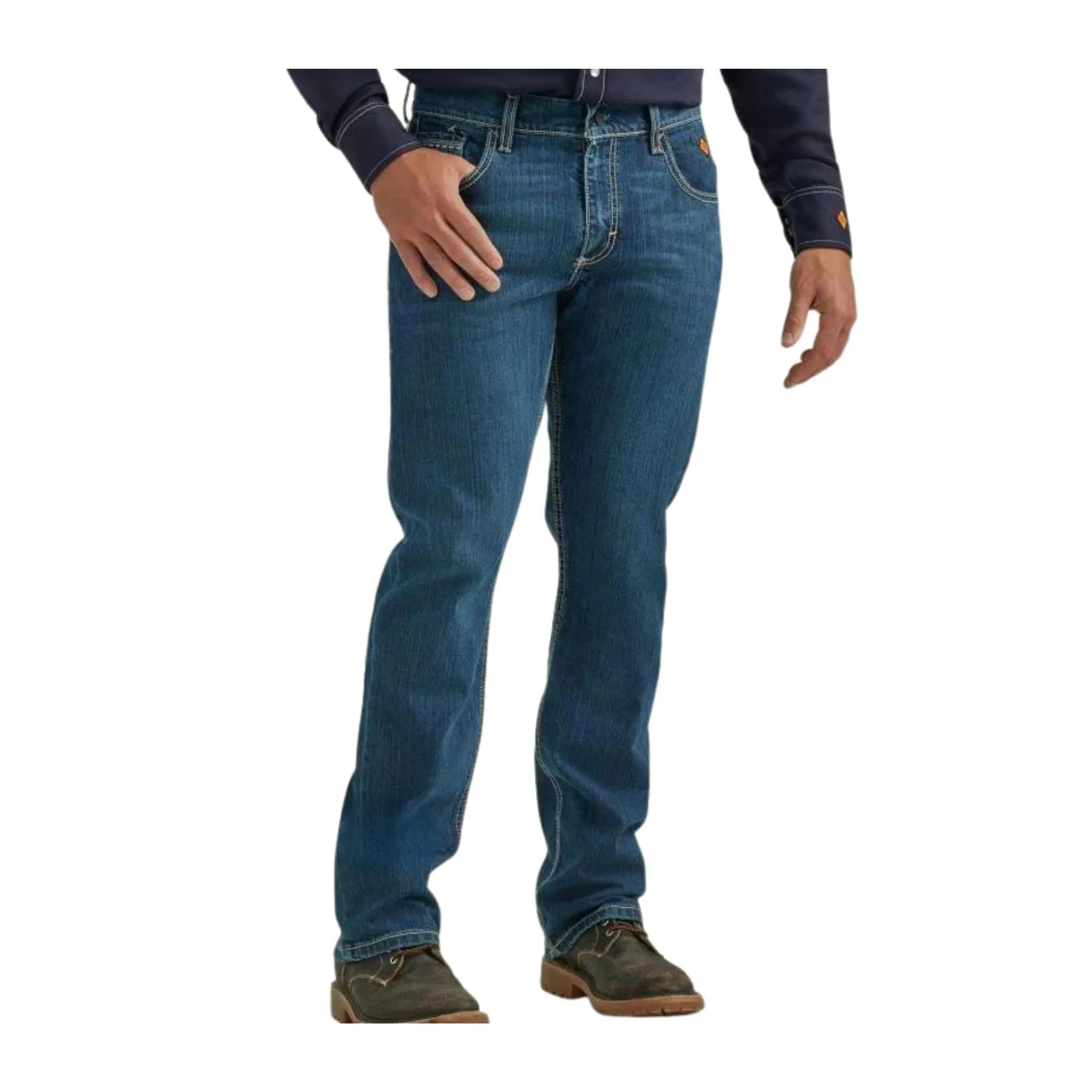 Wrangler Men’s Jeans Flame Resistant Advanced Comfort Slim Boot