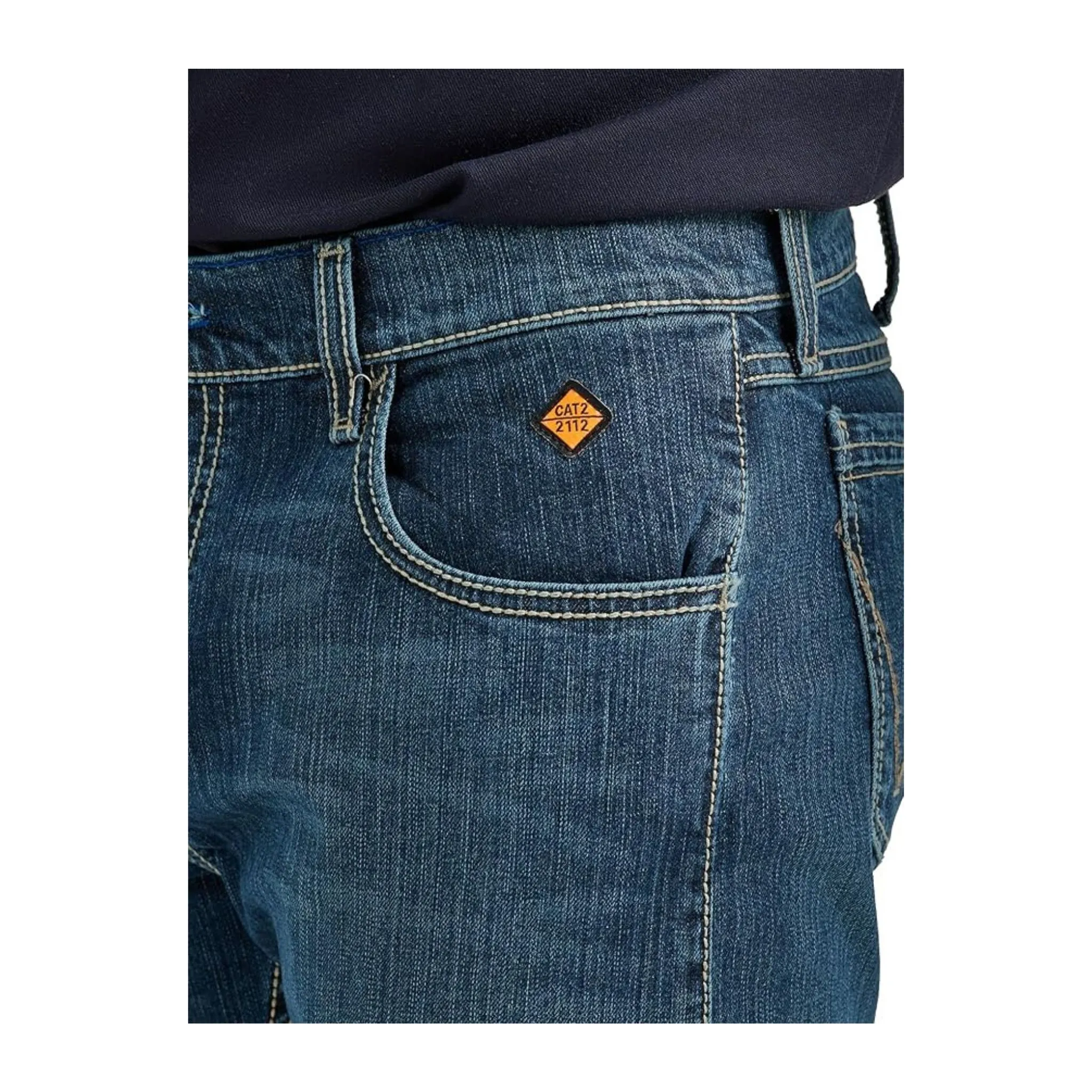 Wrangler Men’s Jeans Flame Resistant Advanced Comfort Slim Boot - Image 3