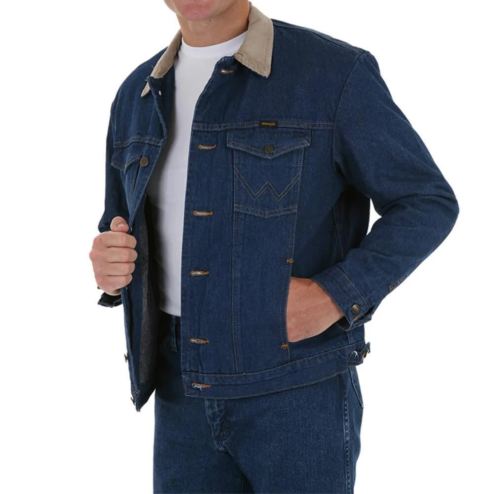 Wrangler Men's Jean Jacket Blanket Lined