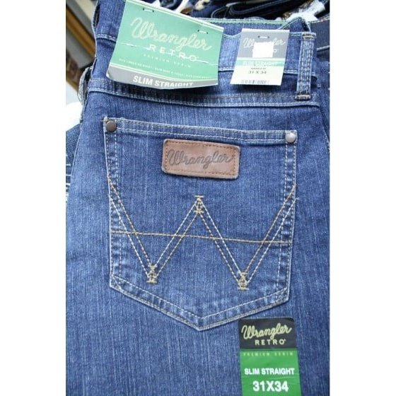 Wrangler Men's Jeans Retro® Slim Straight- Clearance