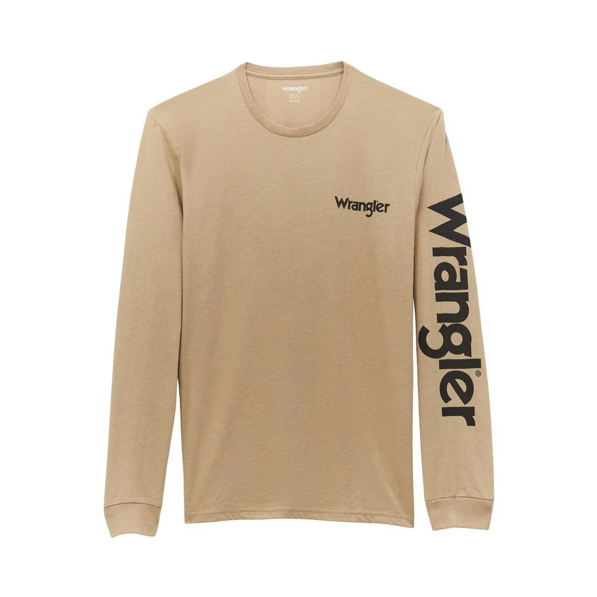 Wrangler Men's Long Sleeve T-shirt - Regular Fit Trench Coat Heather - Image 2
