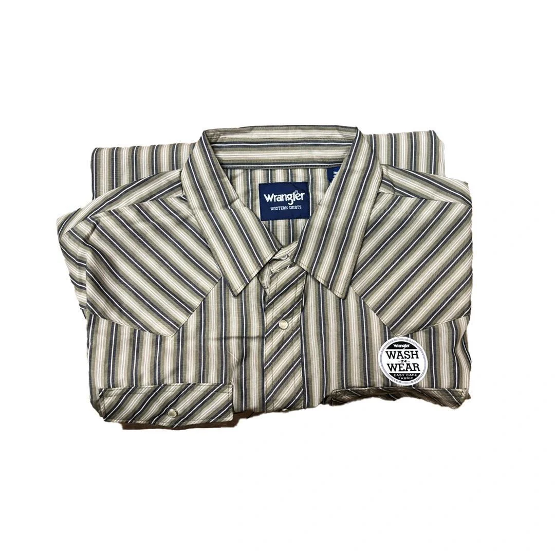 Wrangler Men's Plaid Classic Western Shirt Various Colours - Image 14