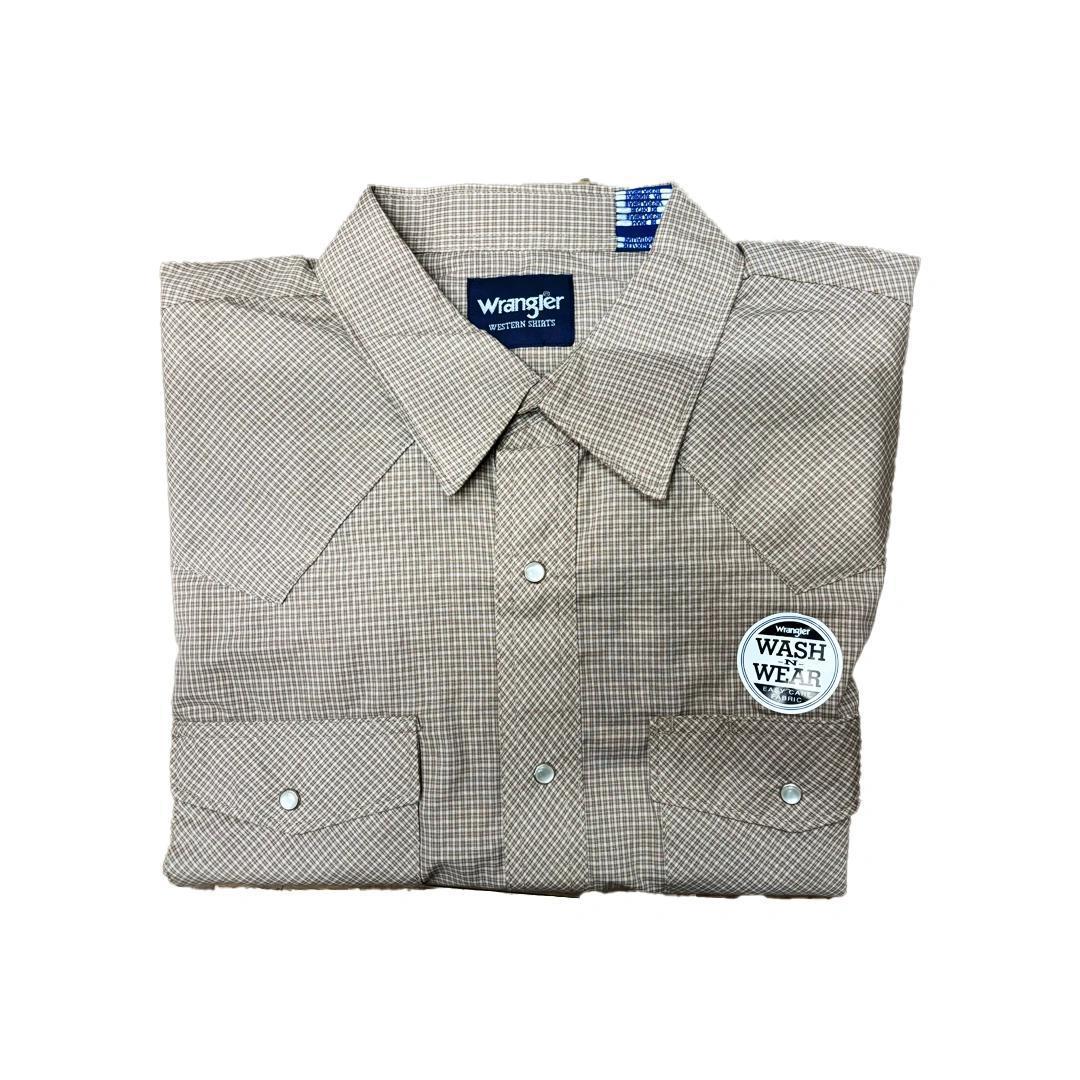 Wrangler Men's Plaid Long Sleeve Classic Western Shirt Various Colours - Image 12