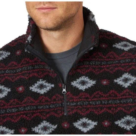 Wrangler Men's Pullover Sherpa -Clearance - Image 3
