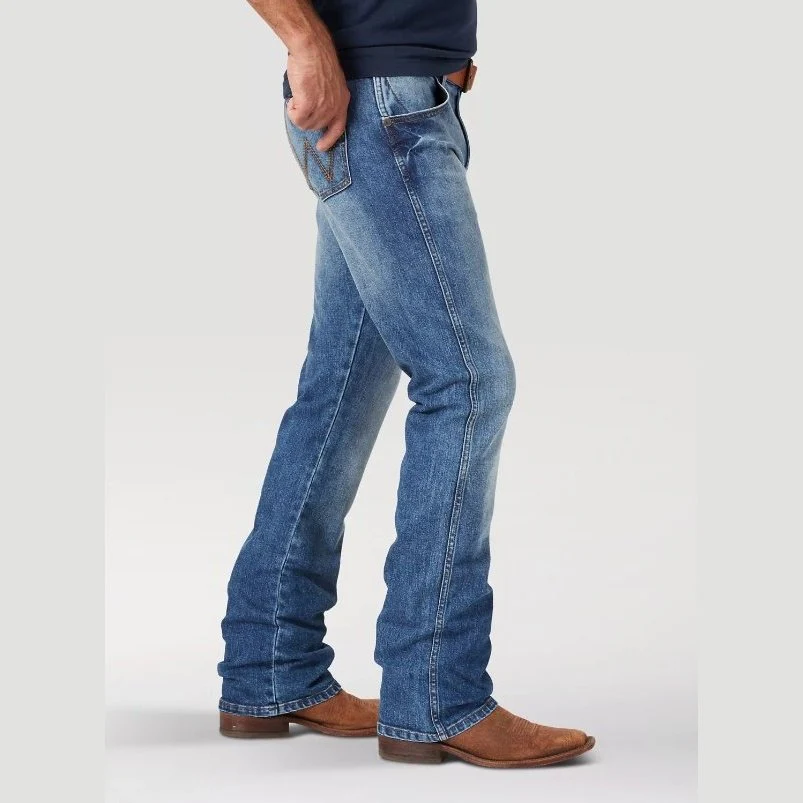 Wrangler Men's Jeans Retro Slim Fit Boot Cut- CLEARANCE - Image 3