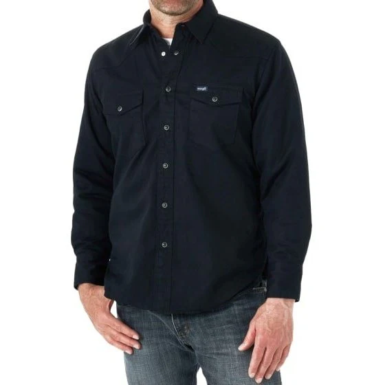 Wrangler Men's Work Jac-Shirt Flannel Snaps