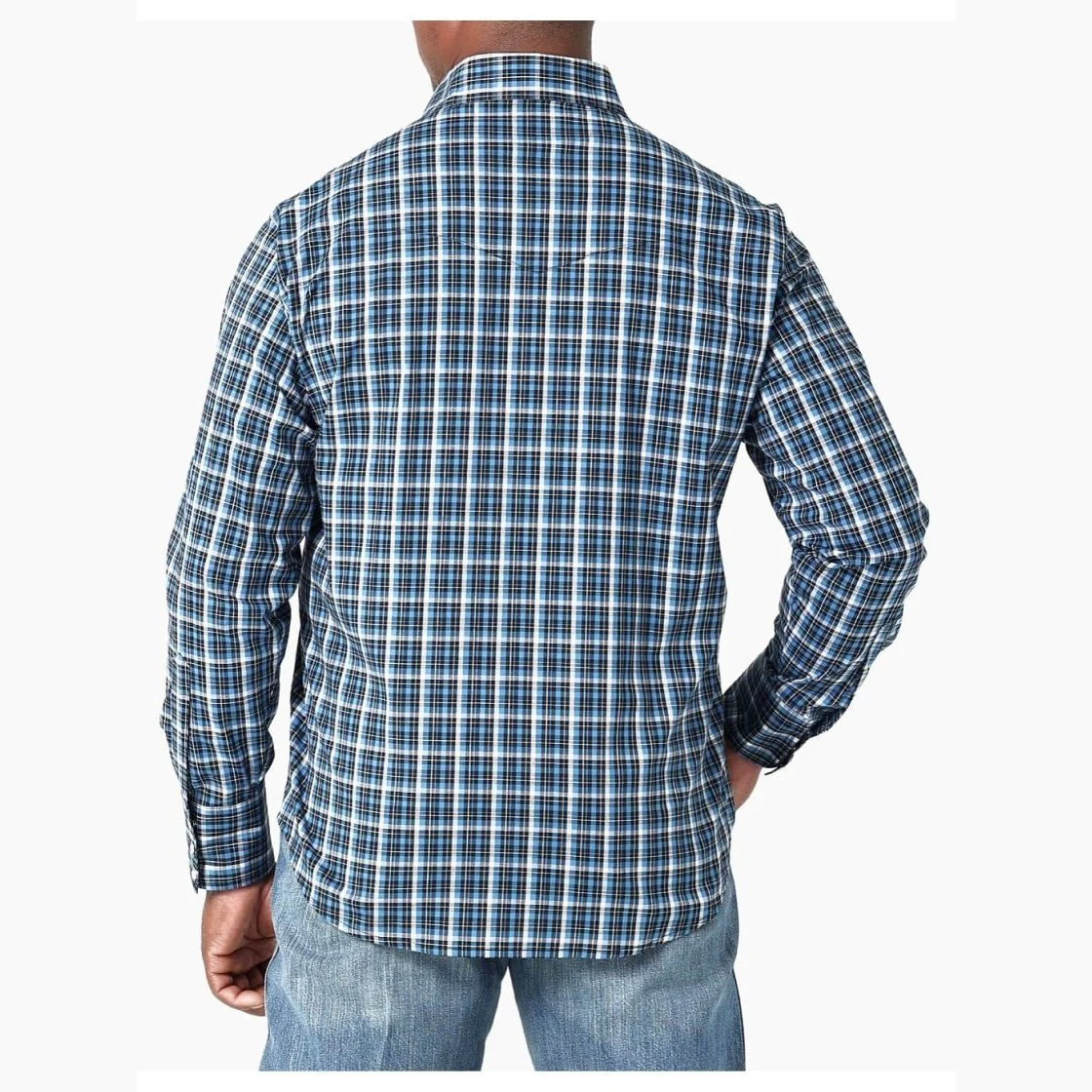 Wrangler Men's Shirt Relaxed Fit Long Sleeve Snaps - Clearance - Image 2