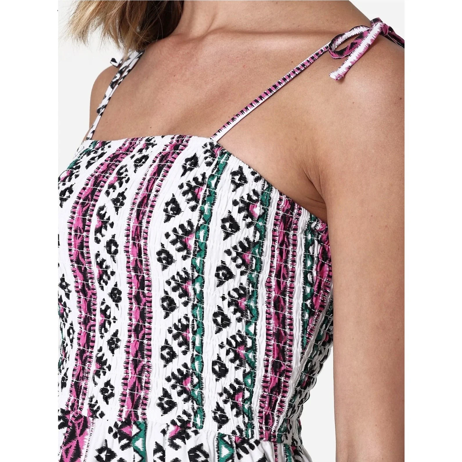 Wrangler Women’s Smocked Bodice Tank Dress - CLEARANCE - Image 2