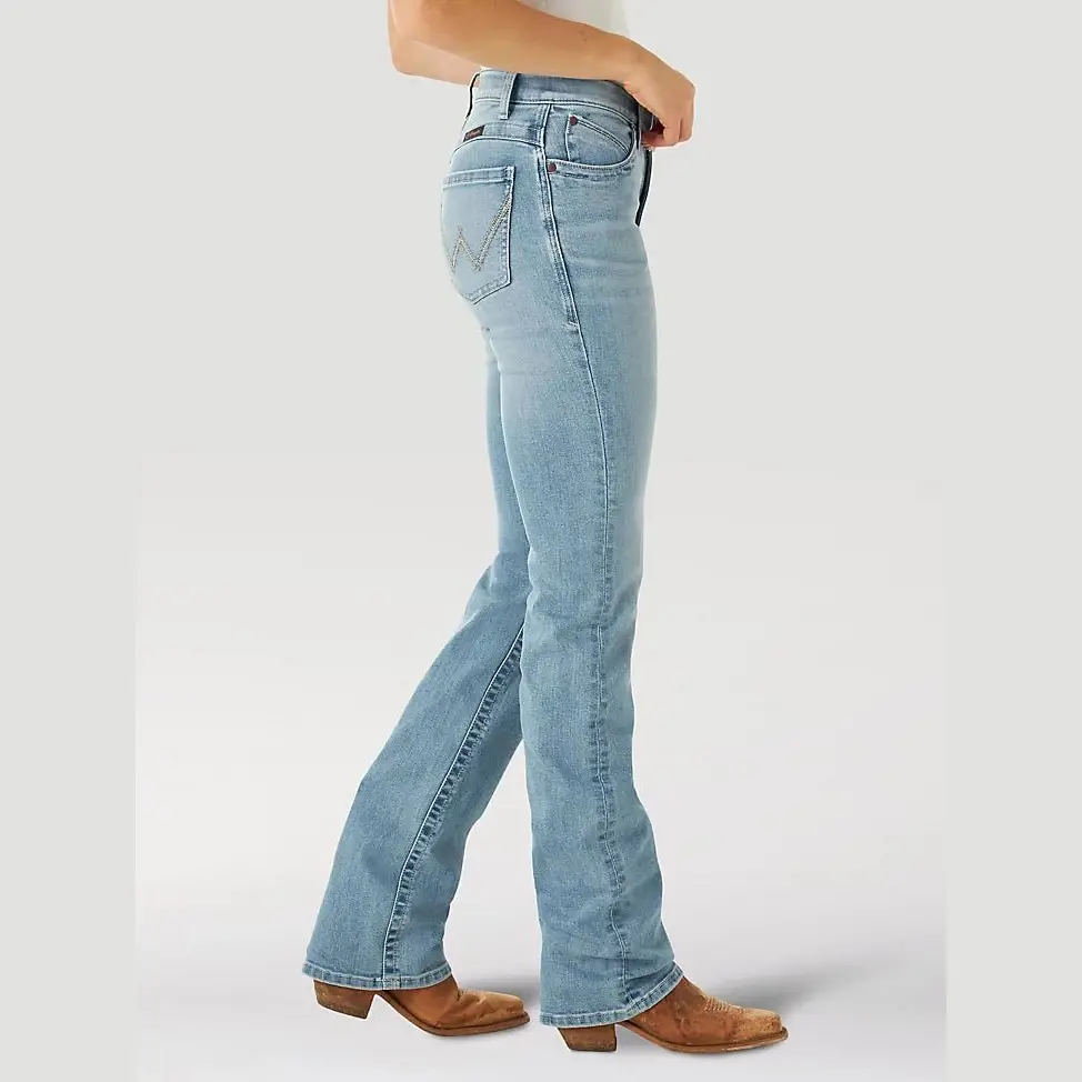 Wrangler Women’s Willow Riding Jean Light Wash - Image 2