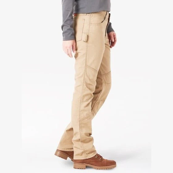 Wrangler Work Women’s Pants Flame Resistant Golden Khaki - Image 3
