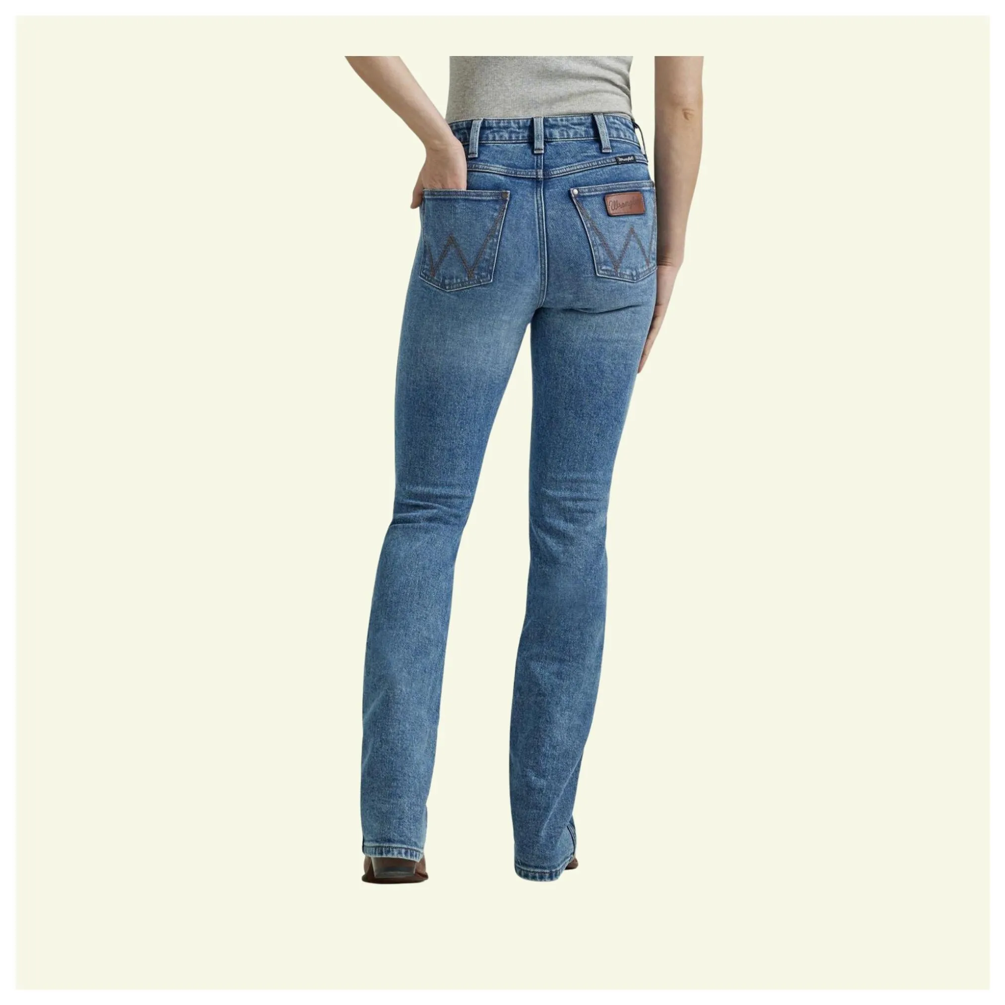 Wrangler Women's High Rise Bailey Bootcut Jeans - CLEARANCE - Image 2
