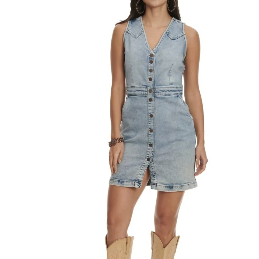 Wrangler Women's Retro Denim Dress - Image 3