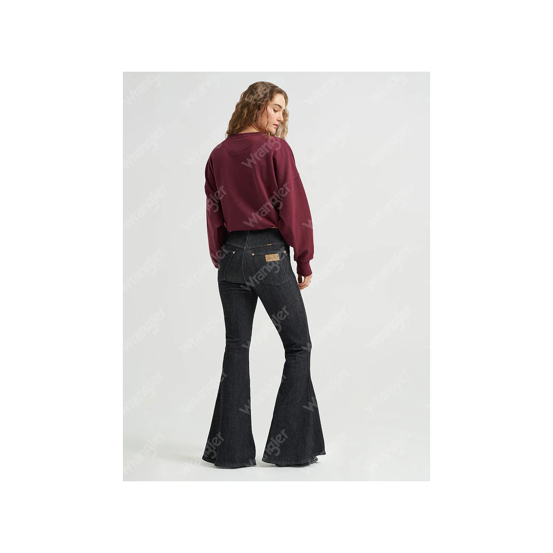 Wrangler Women's Lainey Wilson Rodeo Nights Burgundy Sweatshirt - Image 2
