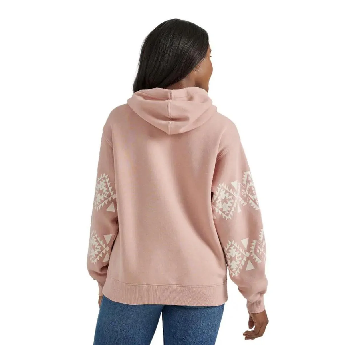 Wrangler Women's Punchy Hoodie Pink - CLEARANCE - Image 3