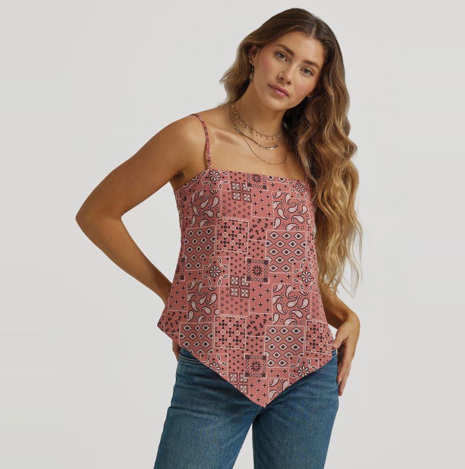 Wrangler Women's Retro Punchy Tie Top - CLEARANCE - Image 2