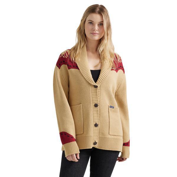Wrangler Women's Retro Long Live Cowboys Yoke Cardigan