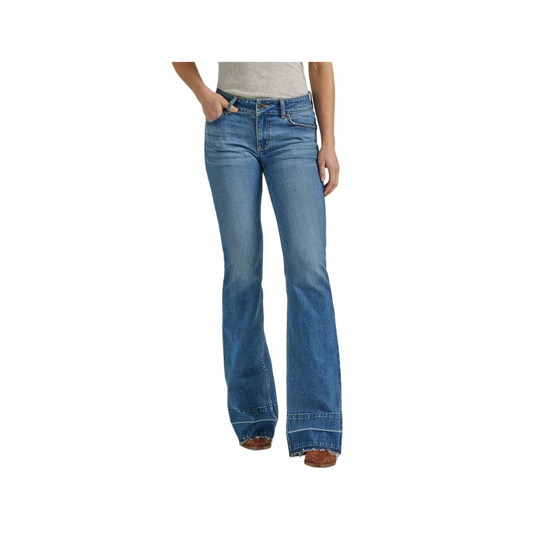 Wrangler Women's Retro Mae Mid Rise Trouser -CLEARANCE