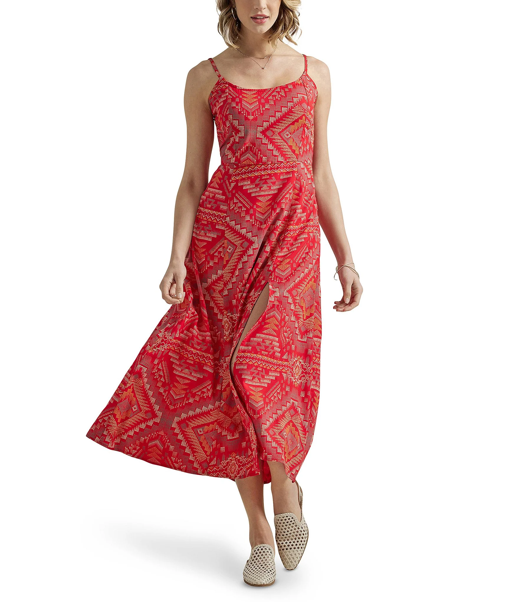 Wrangler Women's Sleeveless Aztec Print Dress - CLEARANCE