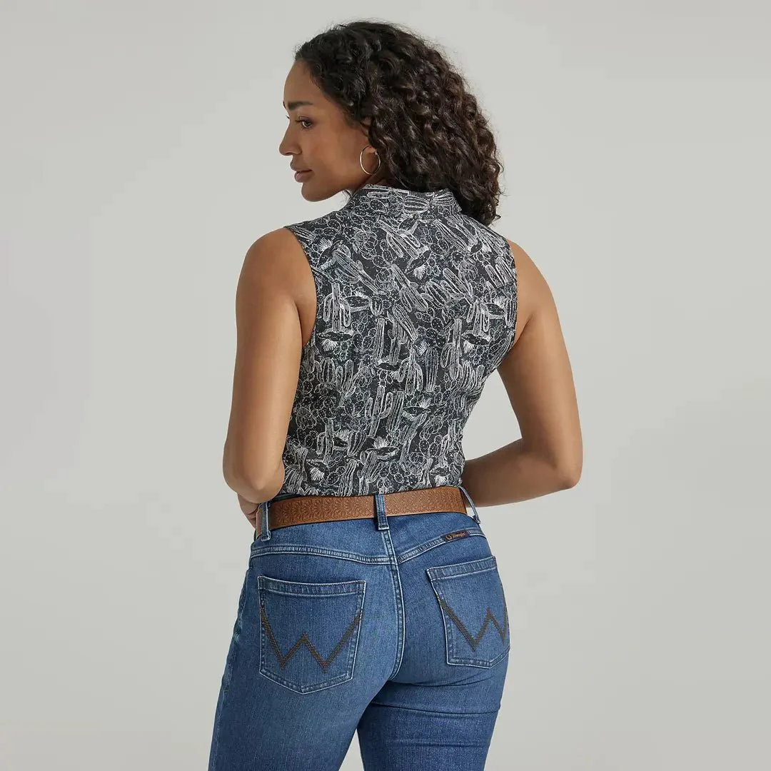 Wrangler Women's Western Sleeveless Snap Shirt - Image 2