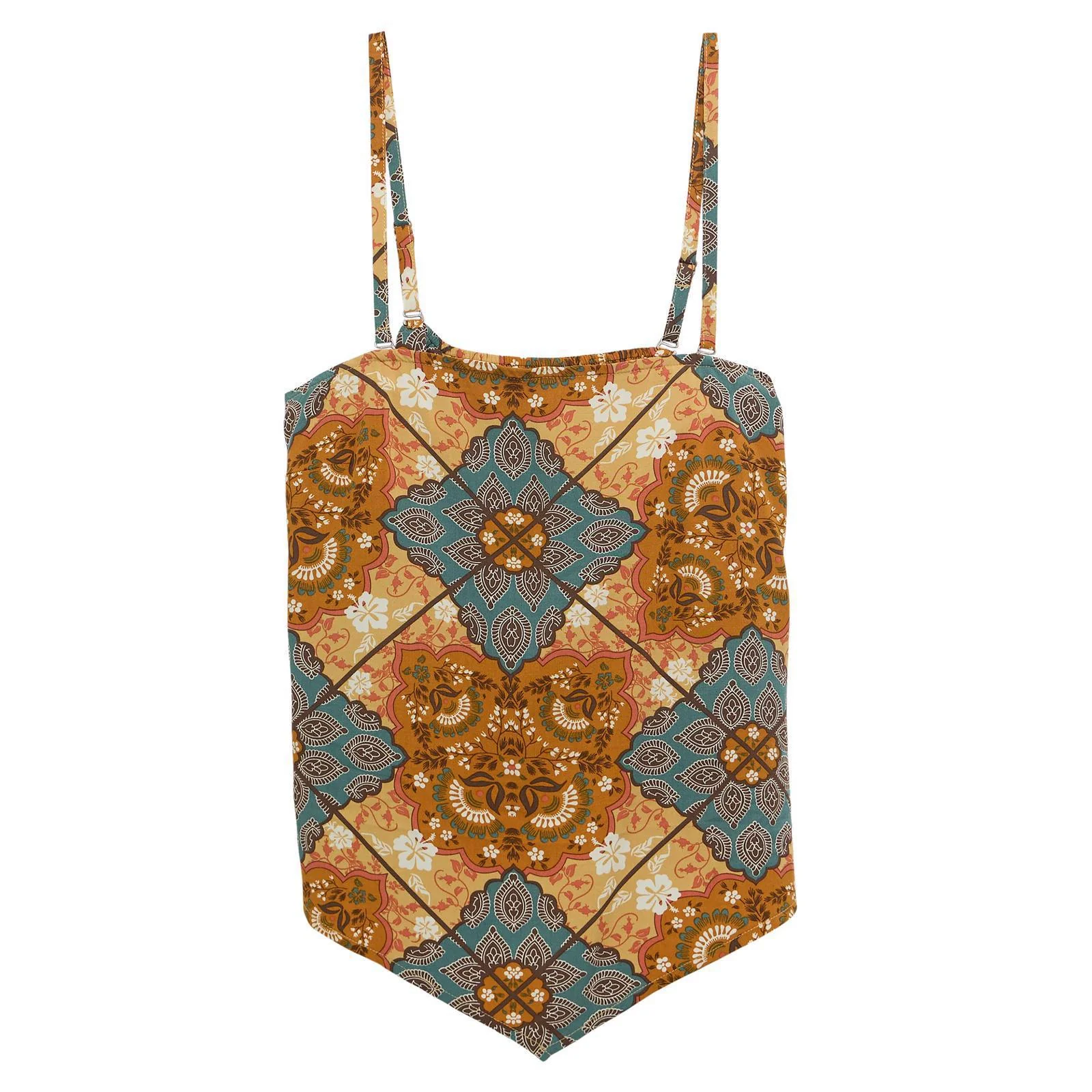 Wrangler Women's Vintage Bandana Tank Top Brown - Image 3