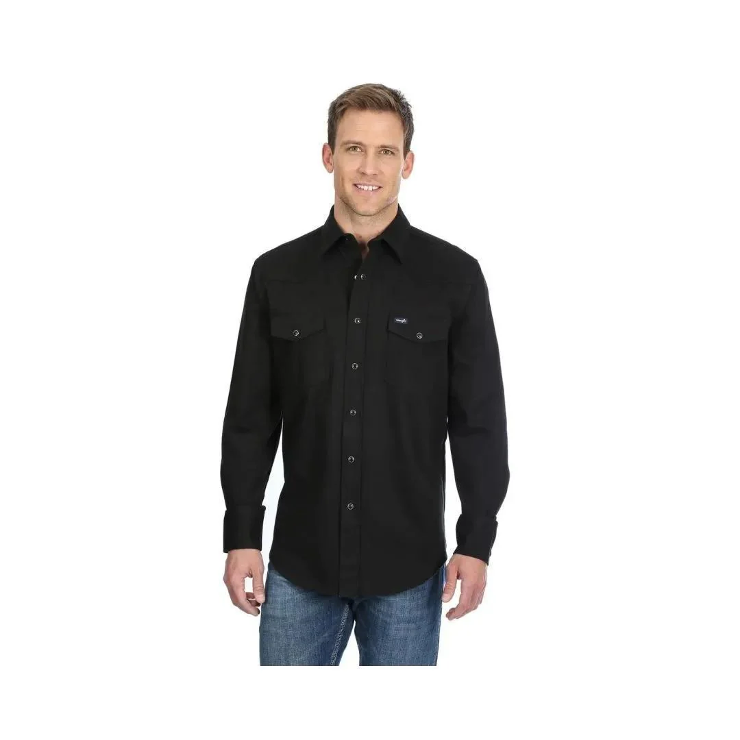 Wrangler Work Men's Shirt Advanced Comfort Long Sleeve Snaps Various Colours - Image 20