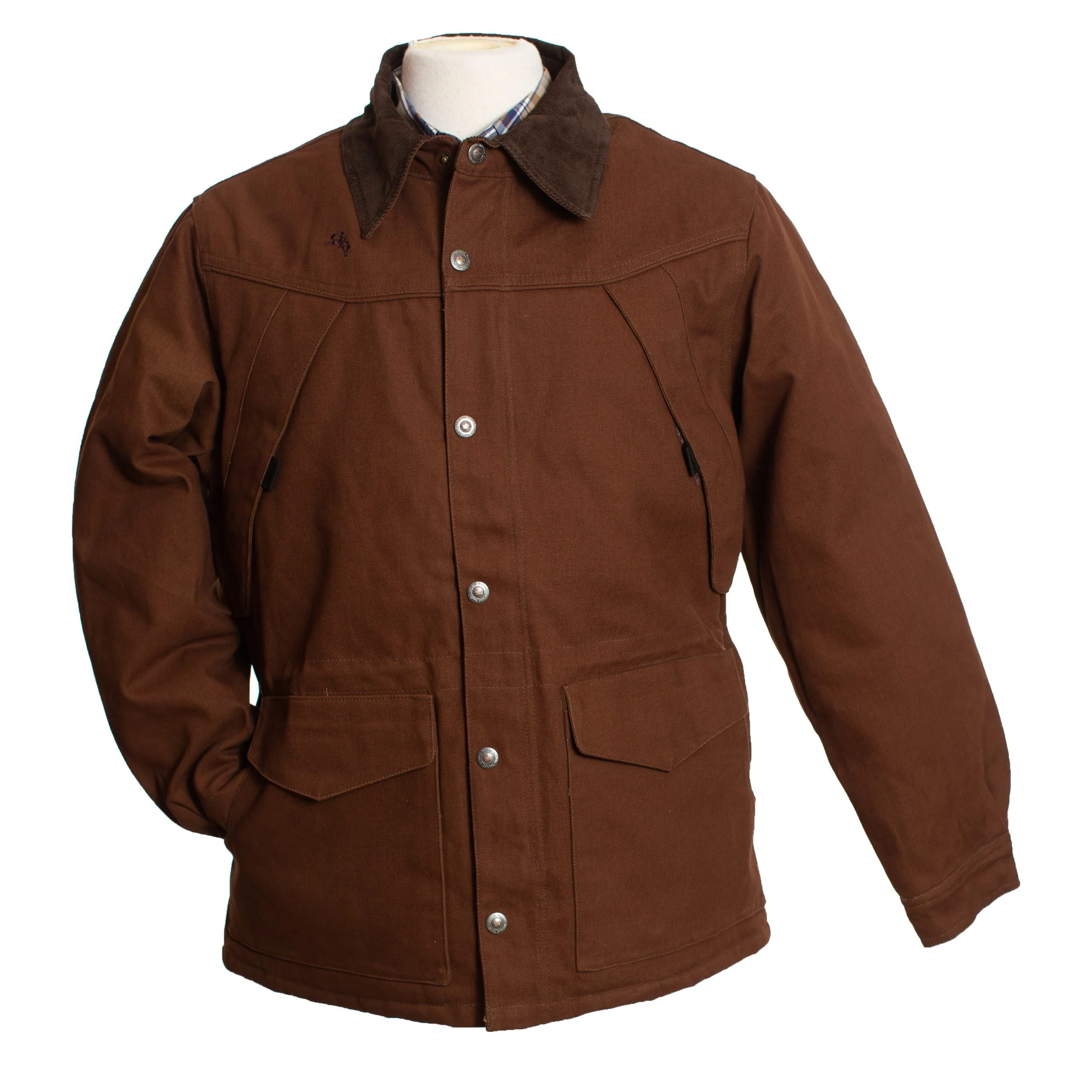 Wyoming Traders Canvas Ranch Coat Tan - Image 4