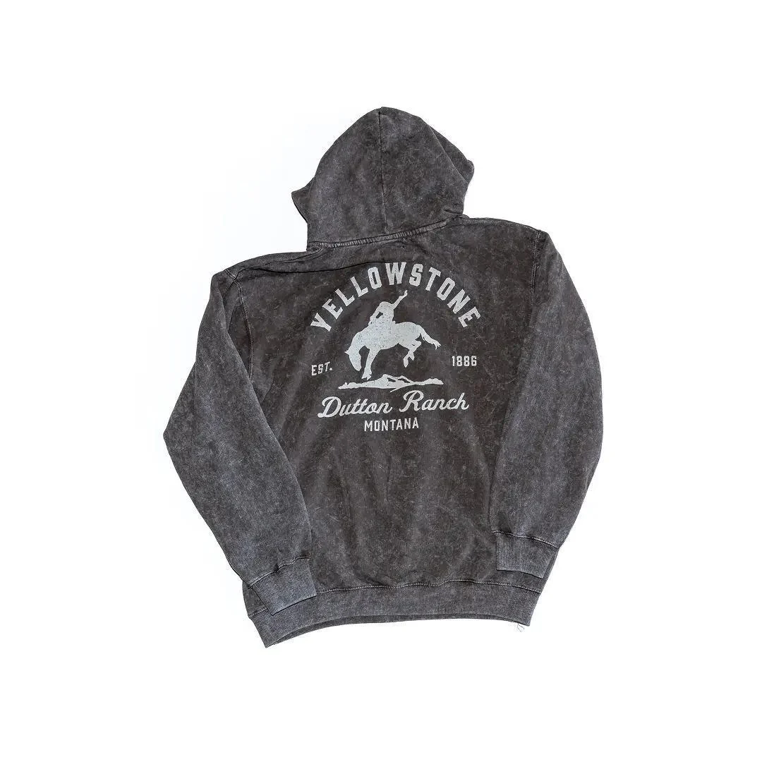 Yellowstone Men's Pull over Hoodie - Image 2